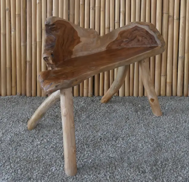 Artikelbild 5 des Artikels “Gartenbank, gefertigt aus einzigartiger Teakholz-Wurzel, ca. 115cm Länge. Die Form kann variieren. “